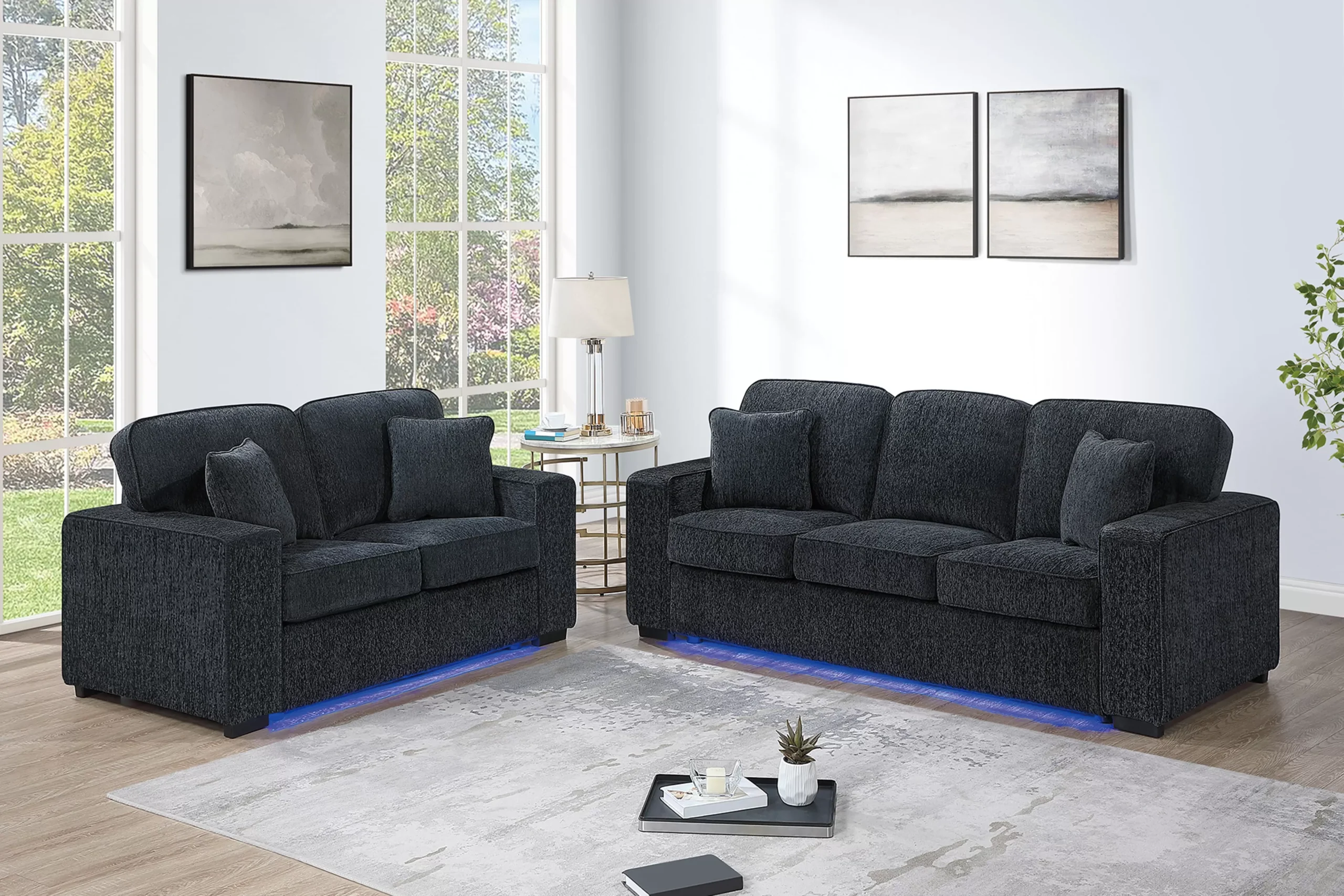 2 pc sofa set
